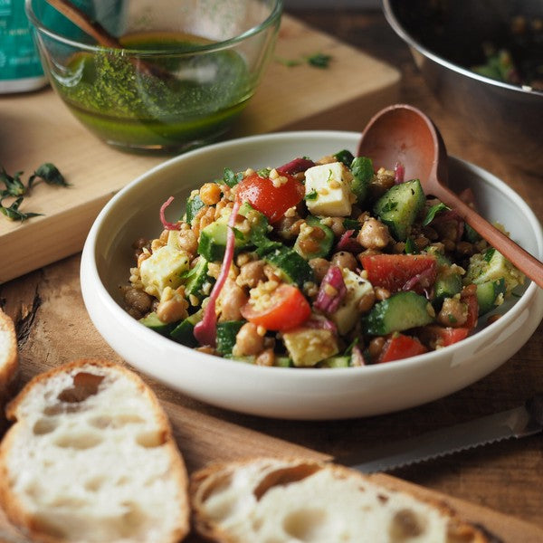 White Plate | Bread, Rice, and...