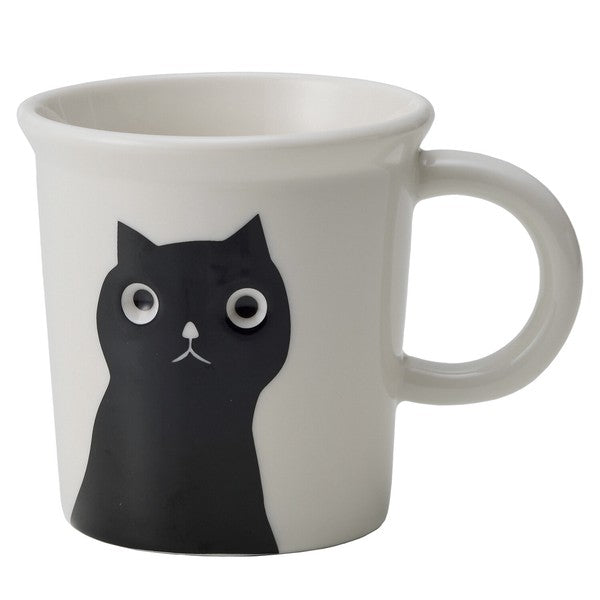 Black Cat Peeping Mug