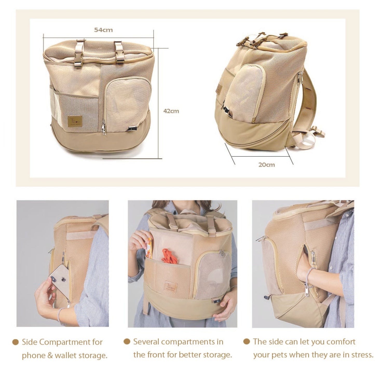 Tree Hole Pet Backpackz|THE MOON.K