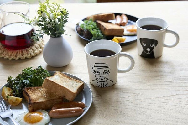 Happy Dog Peeping Mug